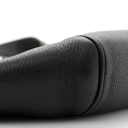 Salvatore Ferragamo Calfskin Gancini Lock Hobo Black 8 of 13