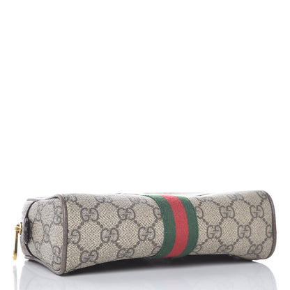 Gucci GG Supreme Monogram Web Small Ophidia Belt Bag 85 34 Dark Brown 4 of 15