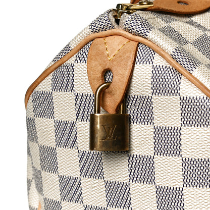 Louis Vuitton Damier Azur Speedy 30 8 of 12