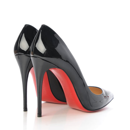 Christian Louboutin Patent Pigalle Follies 100 Pumps 36.5 Black 4 of 11