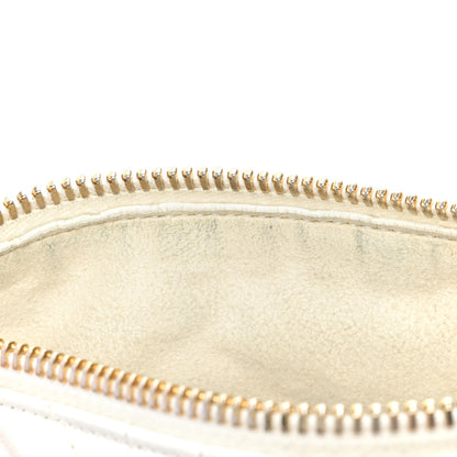 Christian Dior Lambskin Cannage Small Dior Vibe Hobo Bag White 10 of 15