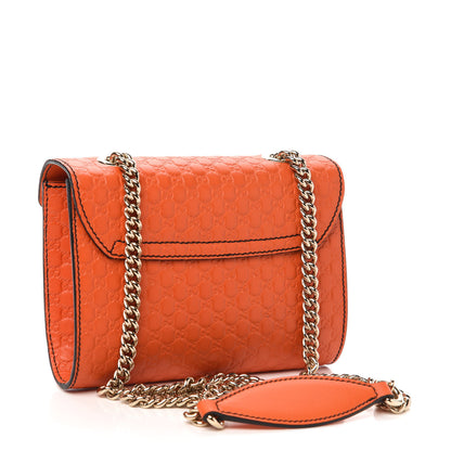 Gucci Soft Microguccissima Mini Emily Chain Shoulder Bag Sun Orange 3 of 11