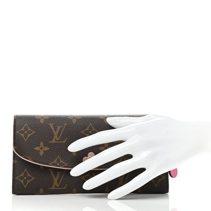 Louis Vuitton Monogram Bloom Flower Emilie Wallet 2 of 7
