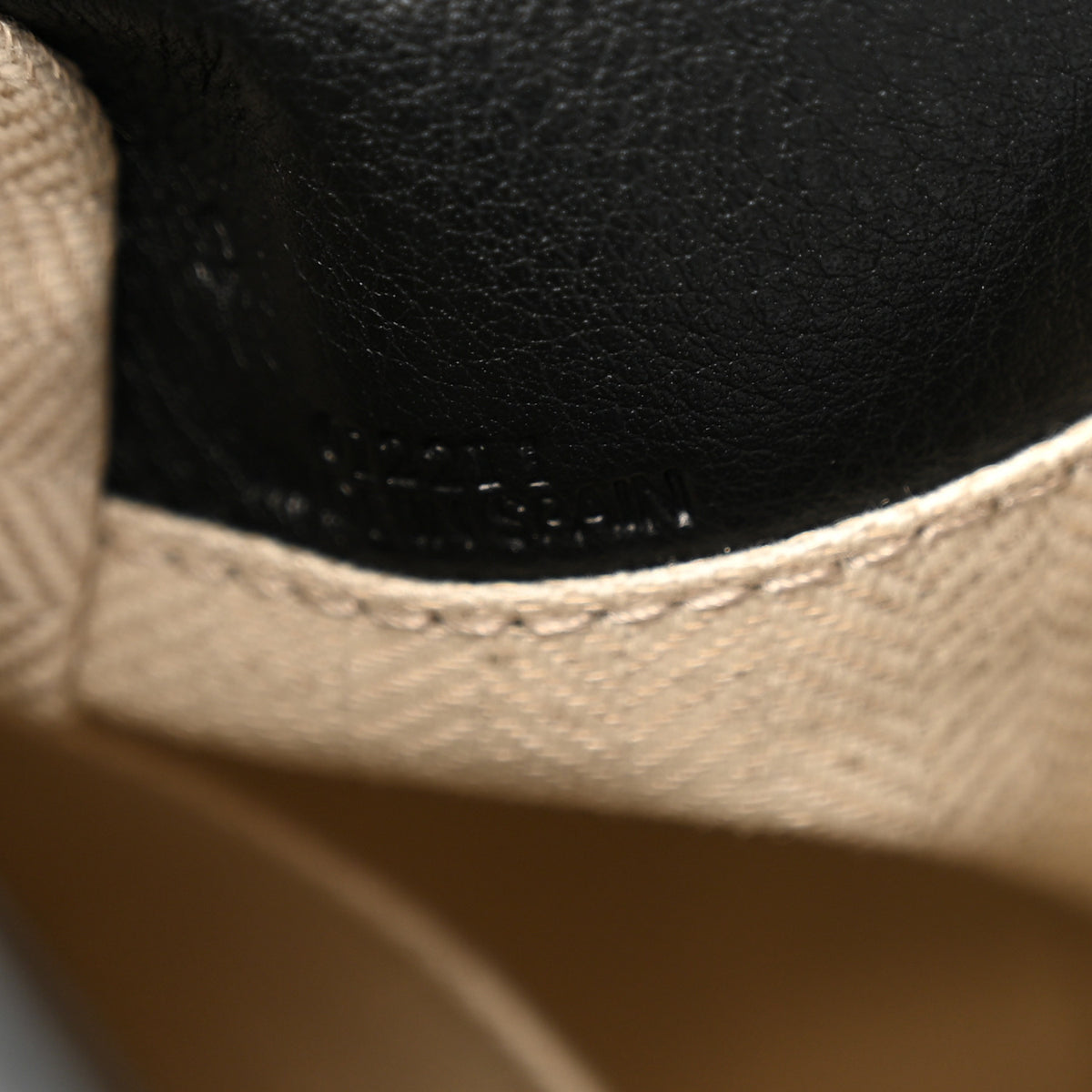 Calfskin Small Puzzle Edge Bag Black