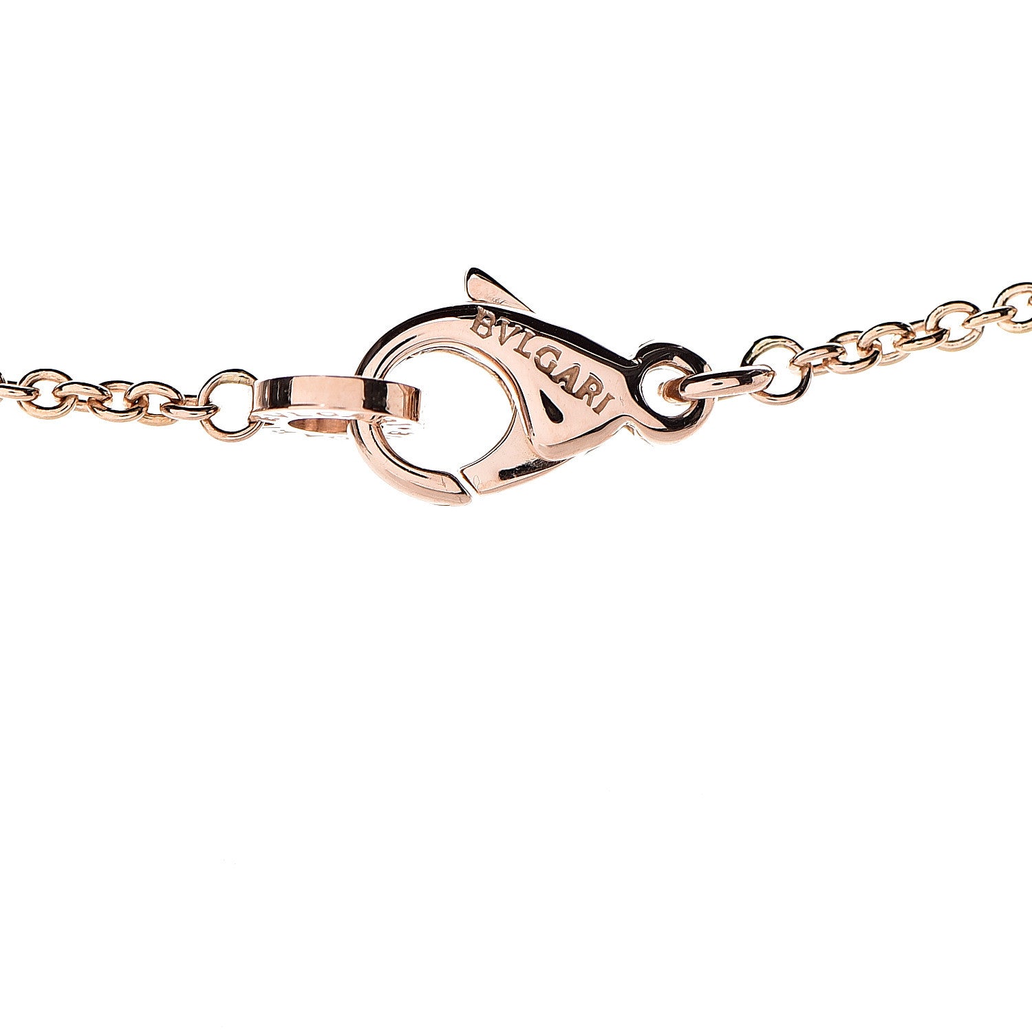 Bulgari 18K Rose Gold Allegra Pendant Necklace 6 of 7