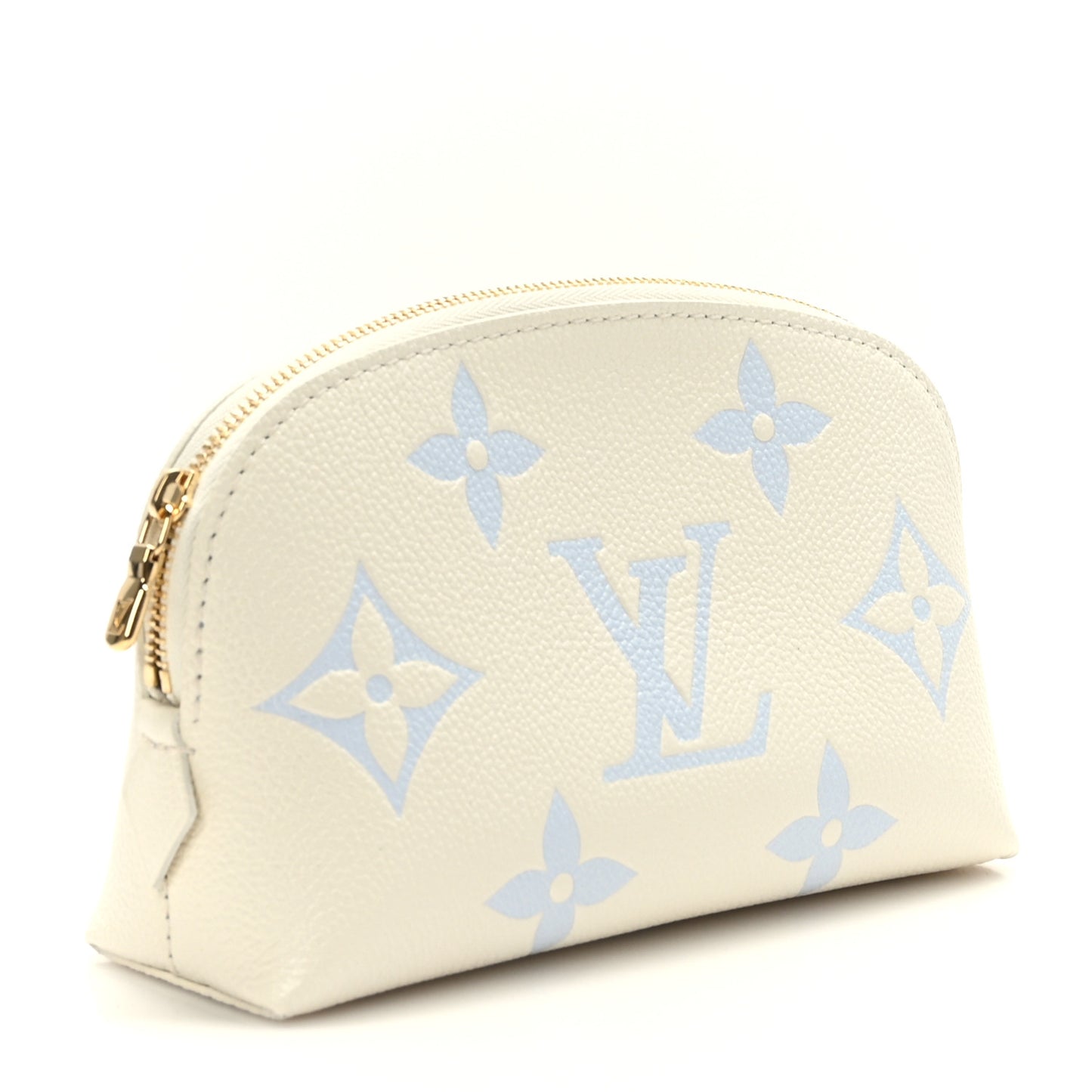 Empreinte Monogram Giant Cosmetic Pouch Latte Candy Blue