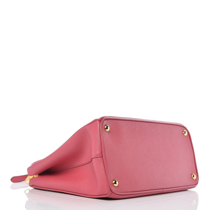 Prada Saffiano Medium Galleria Double Zip Tote Fuxia 4 of 11