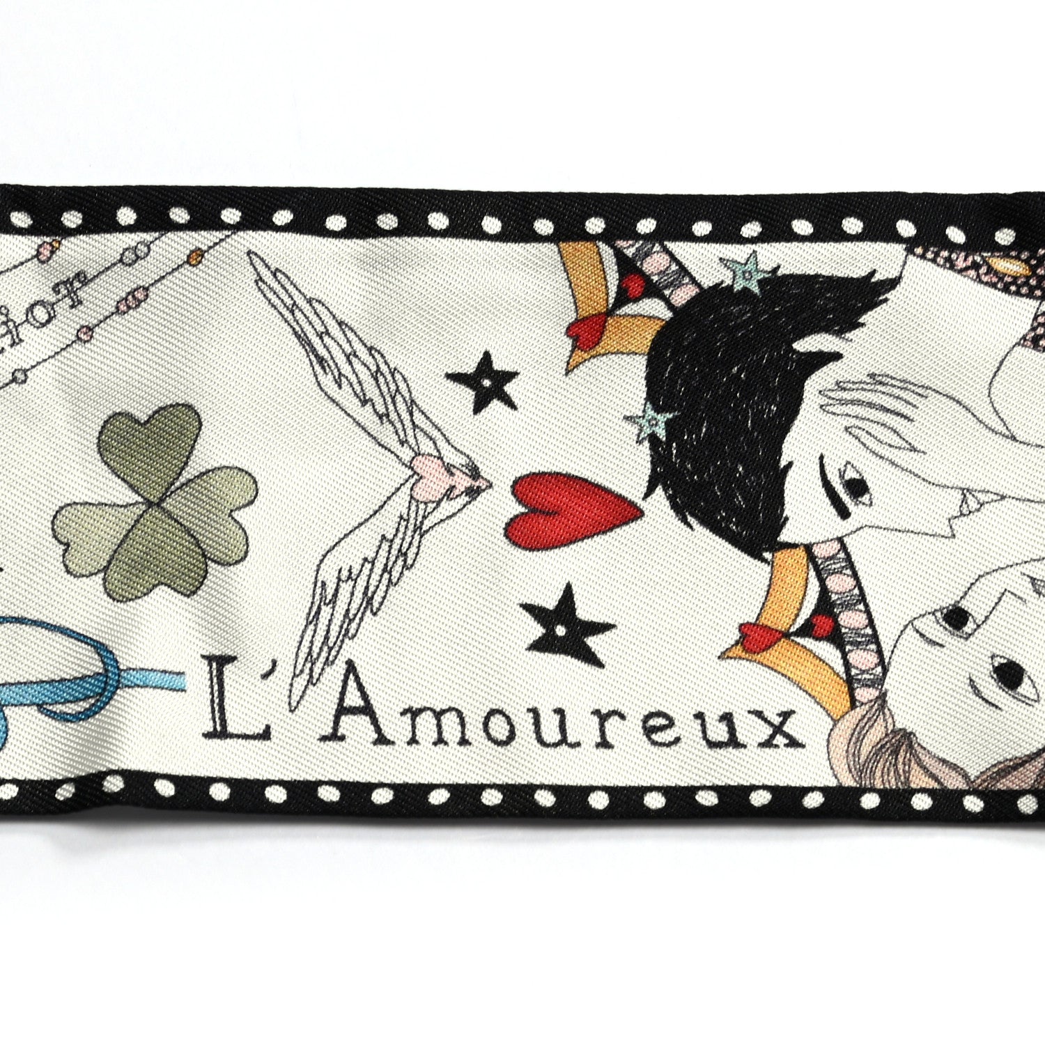 Christian Dior Silk L'Amoureux Mitzah Scarf 4 of 4