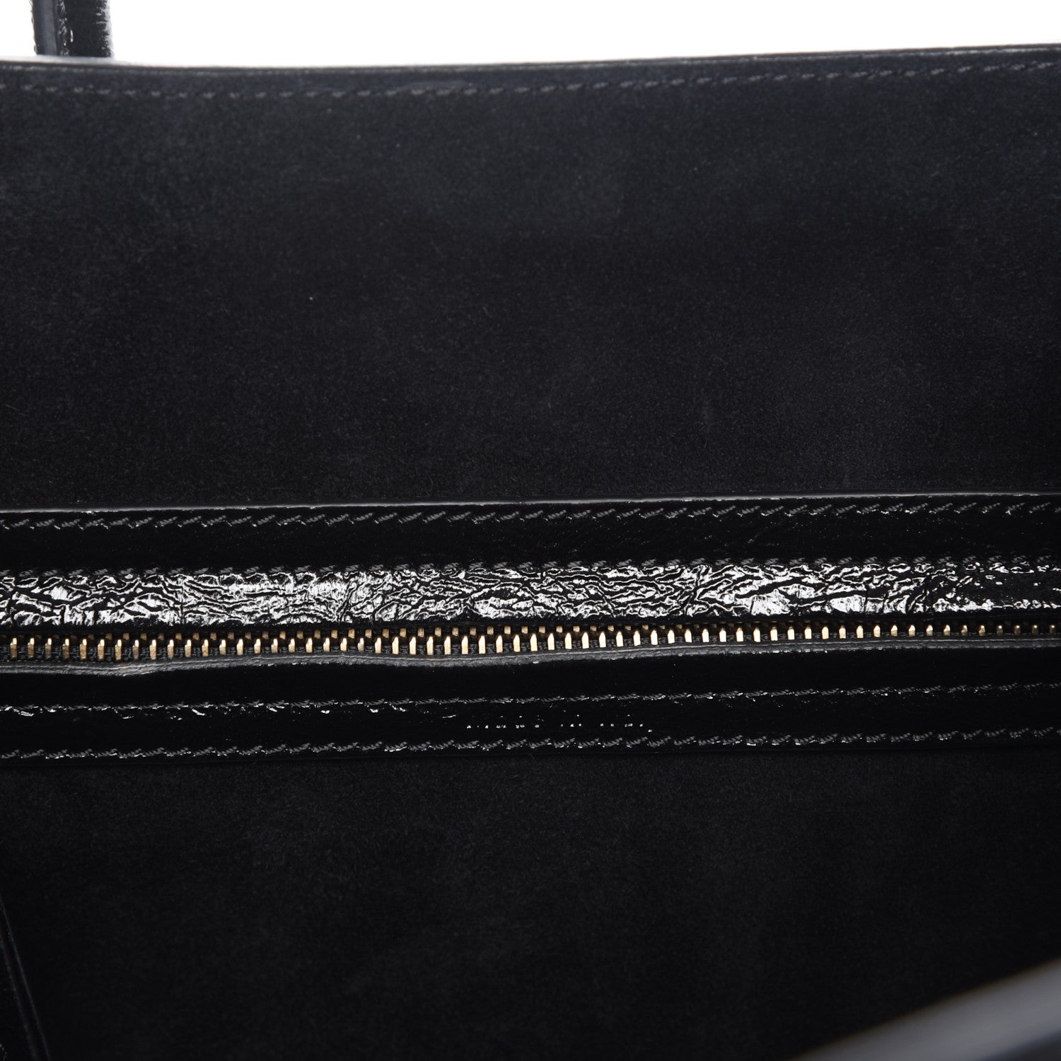 Celine Shiny Goatskin Medium Phantom Luggage Black 6 of 7