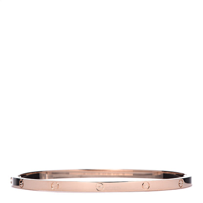 Cartier 18K Pink Gold Small LOVE Bracelet 19 3 of 6