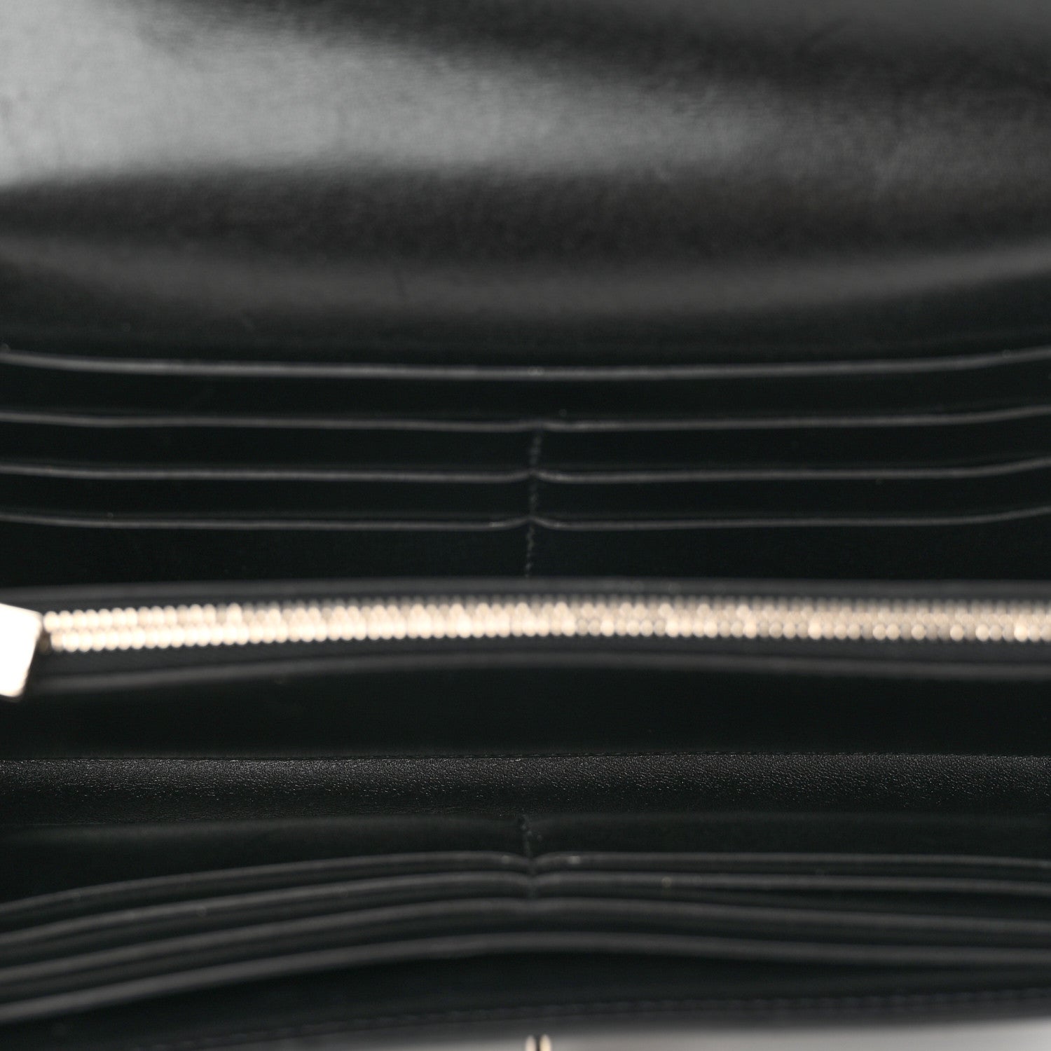 Hermes Box Kelly Longue Wallet Black 5 of 8