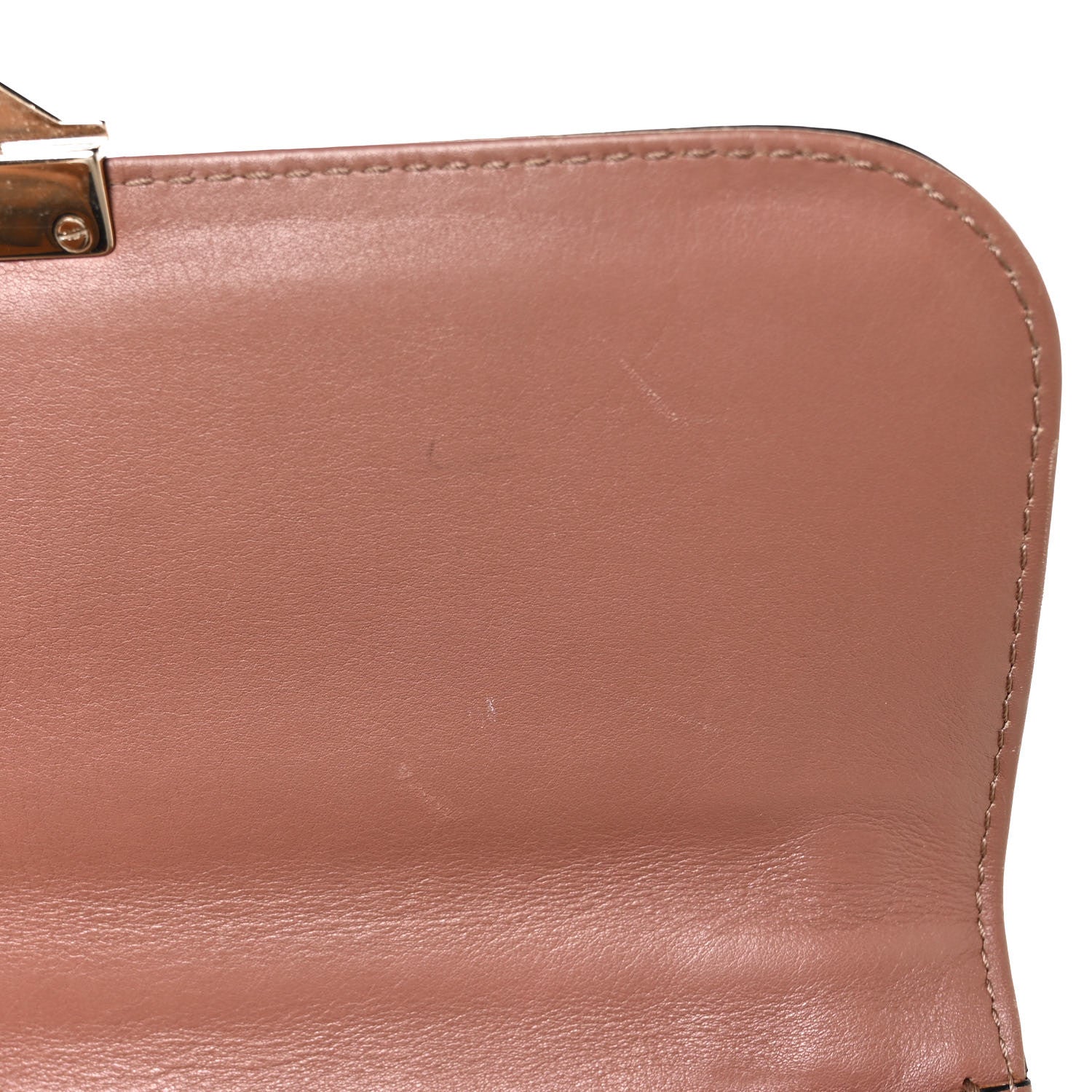 Valentino Garavani Vitello Medium Glam Lock Rockstud Flap Brownish 8 of 8