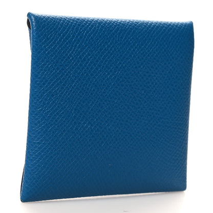 Hermes Epsom Verso Bastia Coin Purse Bleu France 3 of 8