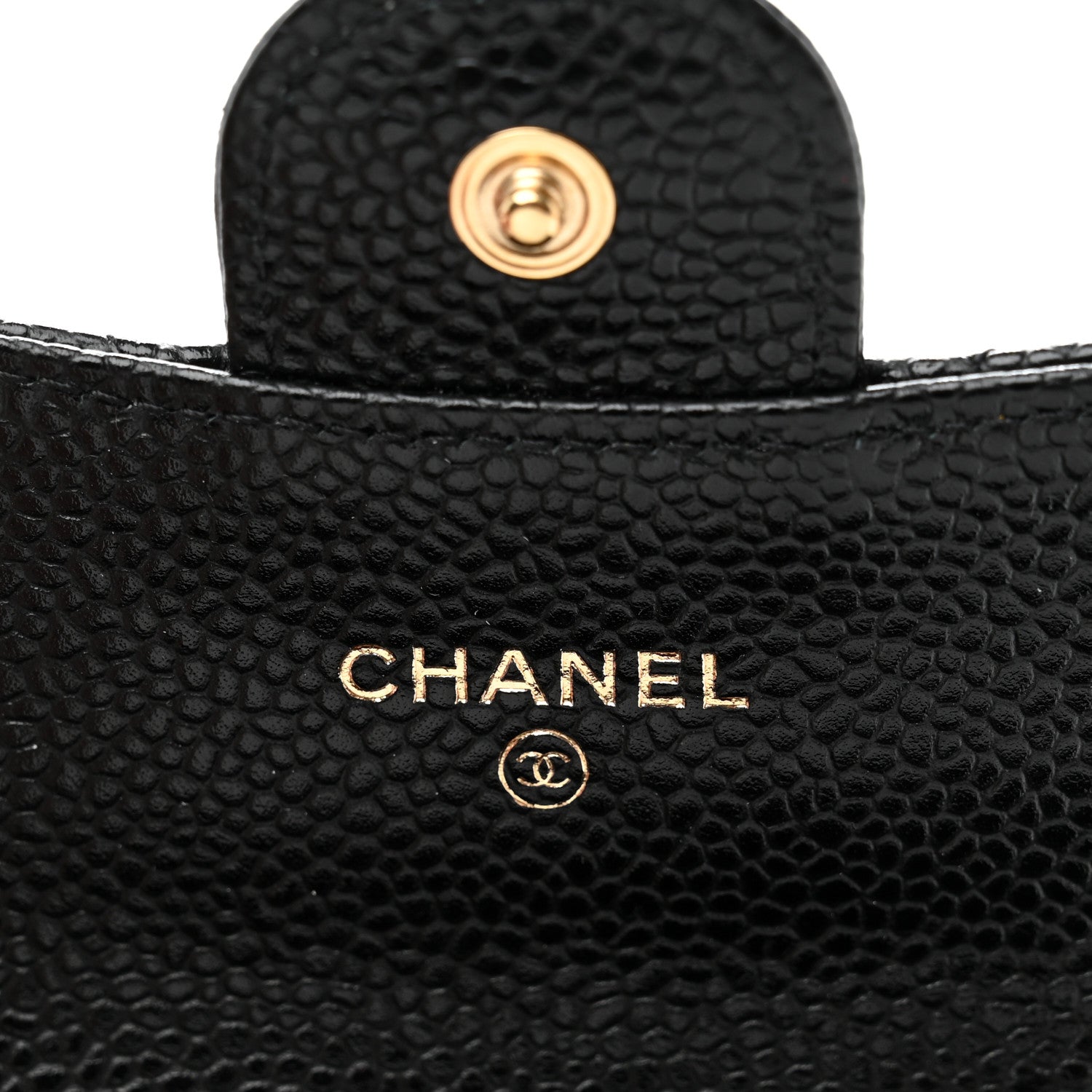 Chanel Caviar Quilted Flap Card Holder Black 7 of 8