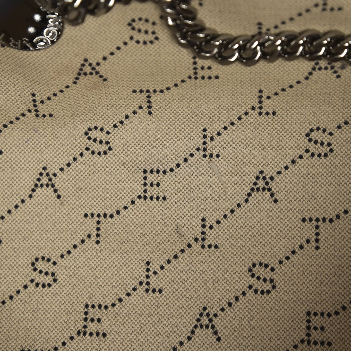 Alter Nappa Falabella Fine Chain Tote Black