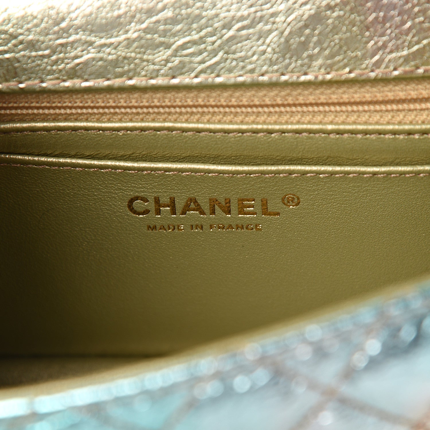 Chanel Metallic Goatskin Quilted Mini 2.55 Reissue Flap Multicolor 5 of 10