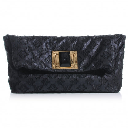 Louis Vuitton Lurex Quilted Monogram Altair Clutch Black 1 of 7