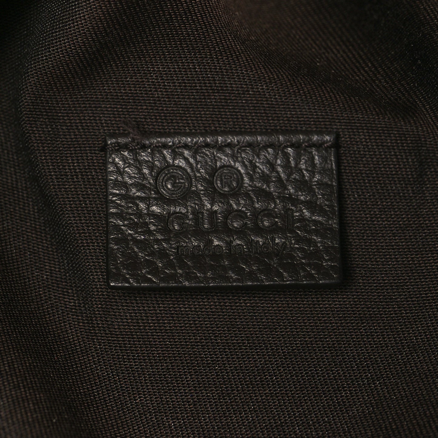 Monogram Dollar Calfskin Waist Pouch Beige Ebony Testa di Moro Marrone Scuro