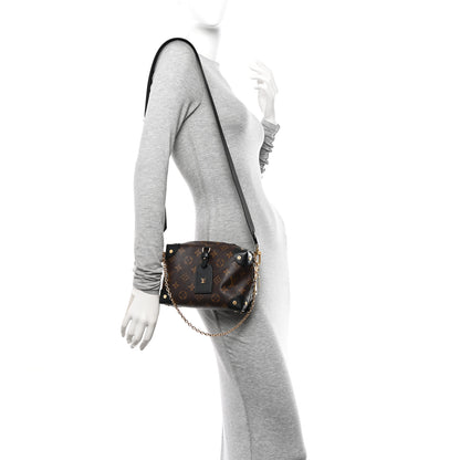 Louis Vuitton Monogram Petite Malle Souple Black 2 of 10