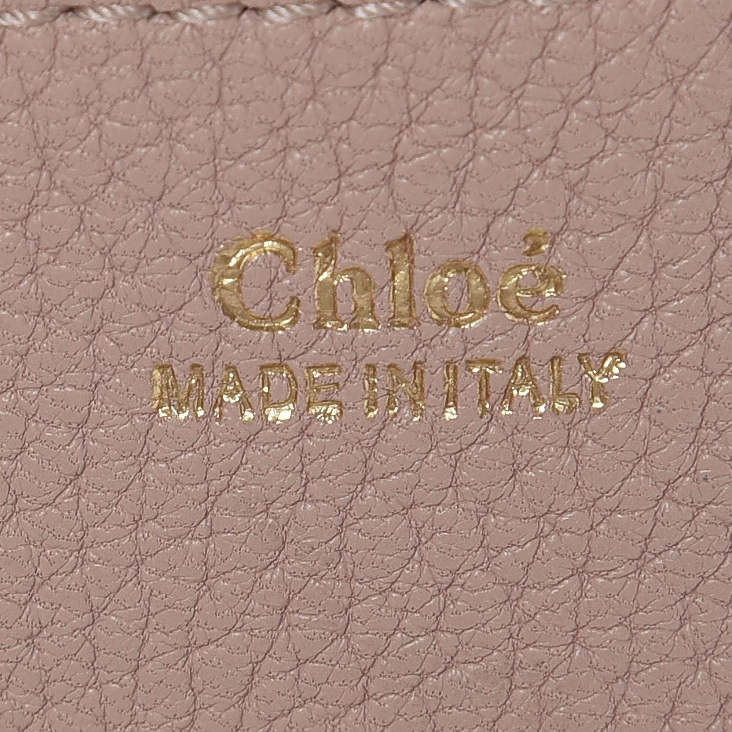 Chloe Grained Lambskin Mini Drew Shoulder Bag Cement Pink 6 of 6