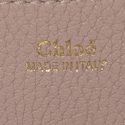 Chloe Grained Lambskin Mini Drew Shoulder Bag Cement Pink 6 of 6