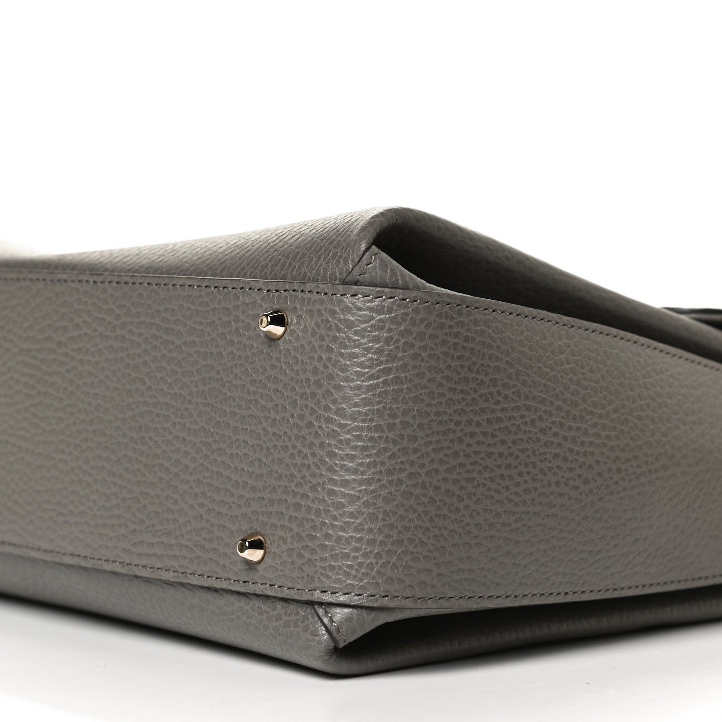 Dollar Calfskin Medium Interlocking G Top Handle Shoulder Bag Loess