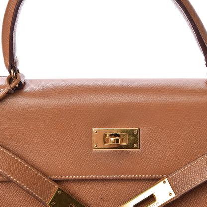 Hermes Courchevel Kelly Sellier 28 Gold 41 of 49