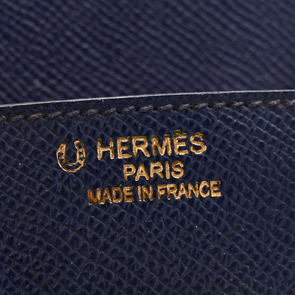 Hermes Epsom Horseshoe Birkin 35 Bleu Saphir Flamingo 6 of 17