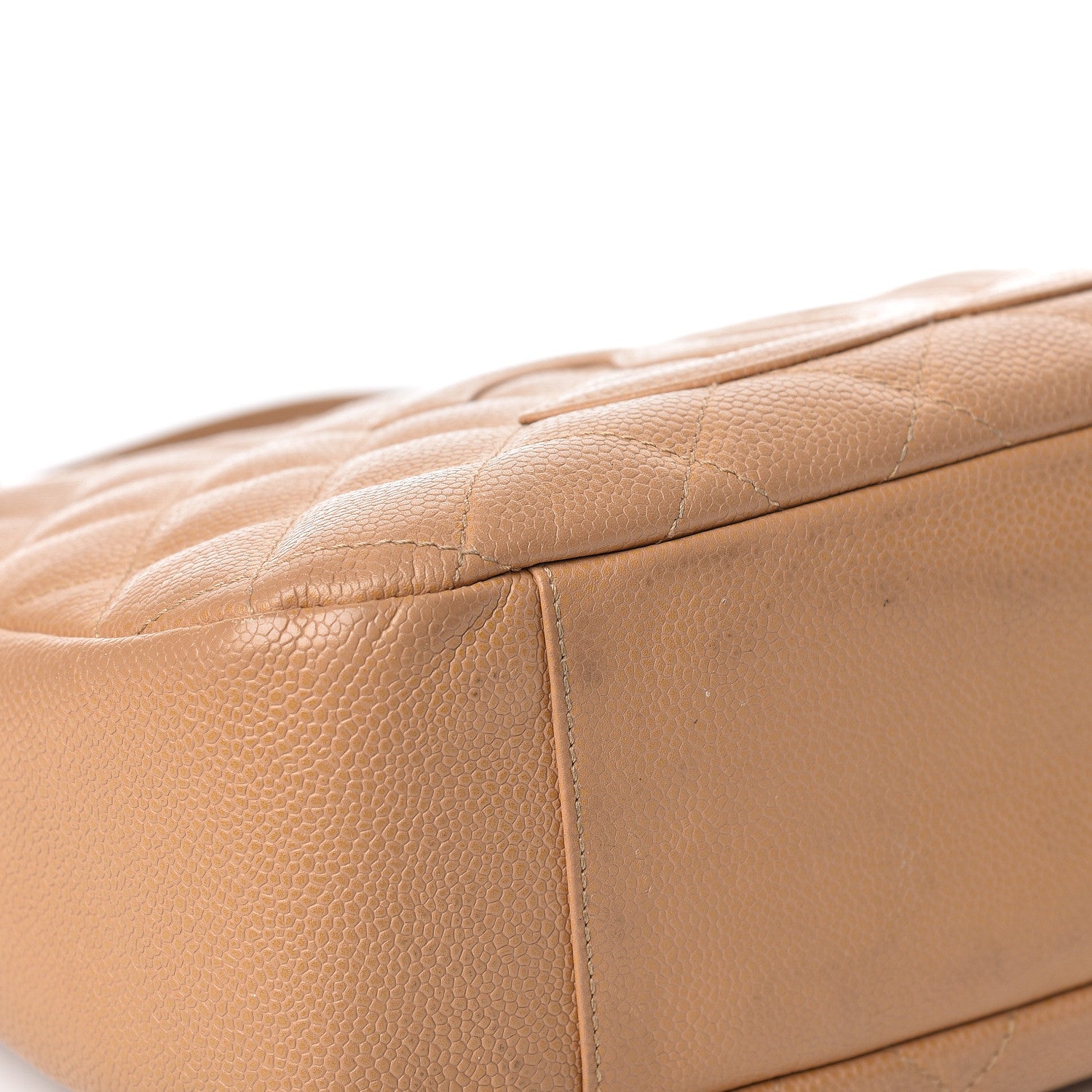 Chanel Caviar Quilted Timeless CC Shoulder Bag Beige 20 of 30