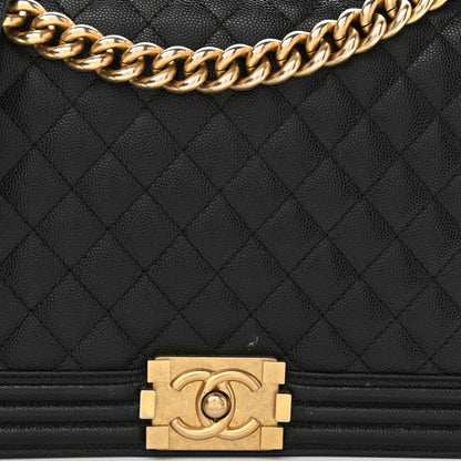 Chanel Caviar Quilted New Medium Boy Flap Black 8 of 14