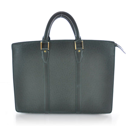 Louis Vuitton Taiga Lozan Briefcase Dark Green 1 of 10