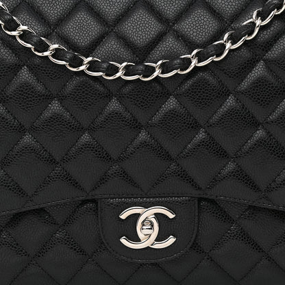 Chanel Caviar Quilted Maxi Double Flap Black 8 of 10