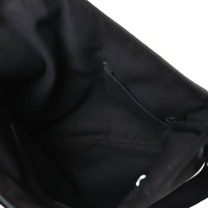 Gucci Monogram Calfskin Perforated Medium Flat Messenger Bag Black 4 of 10