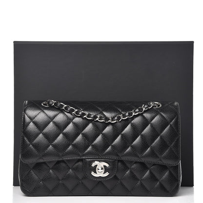 Chanel Caviar Quilted Medium Double Flap Black 9 of 9