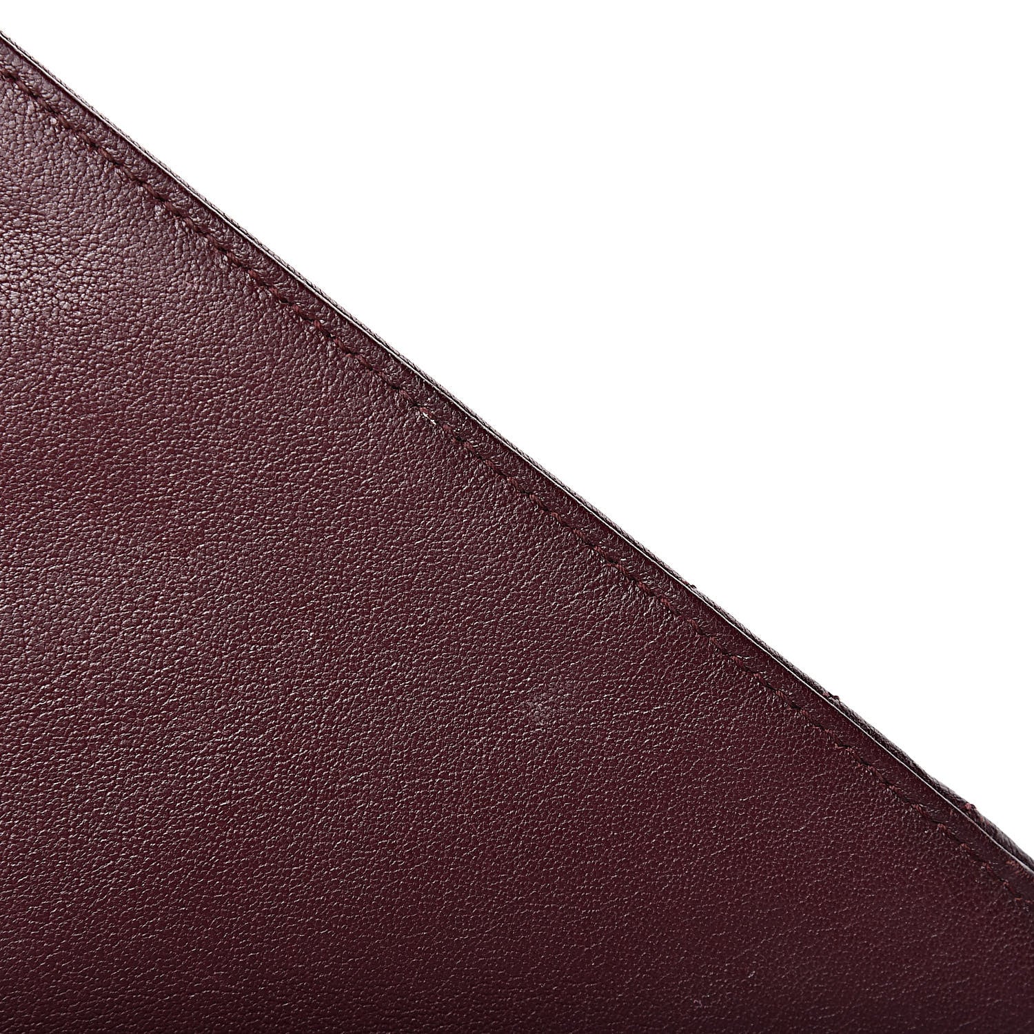 Saint Laurent Calfskin Mixed Matelasse Triquilt Large Monogram Envelope Satchel Bordeaux 12 of 34
