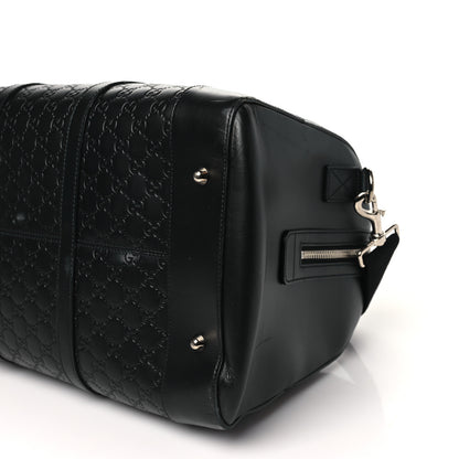 Gucci Guccissima Signature Medium Duffle Black 9 of 12