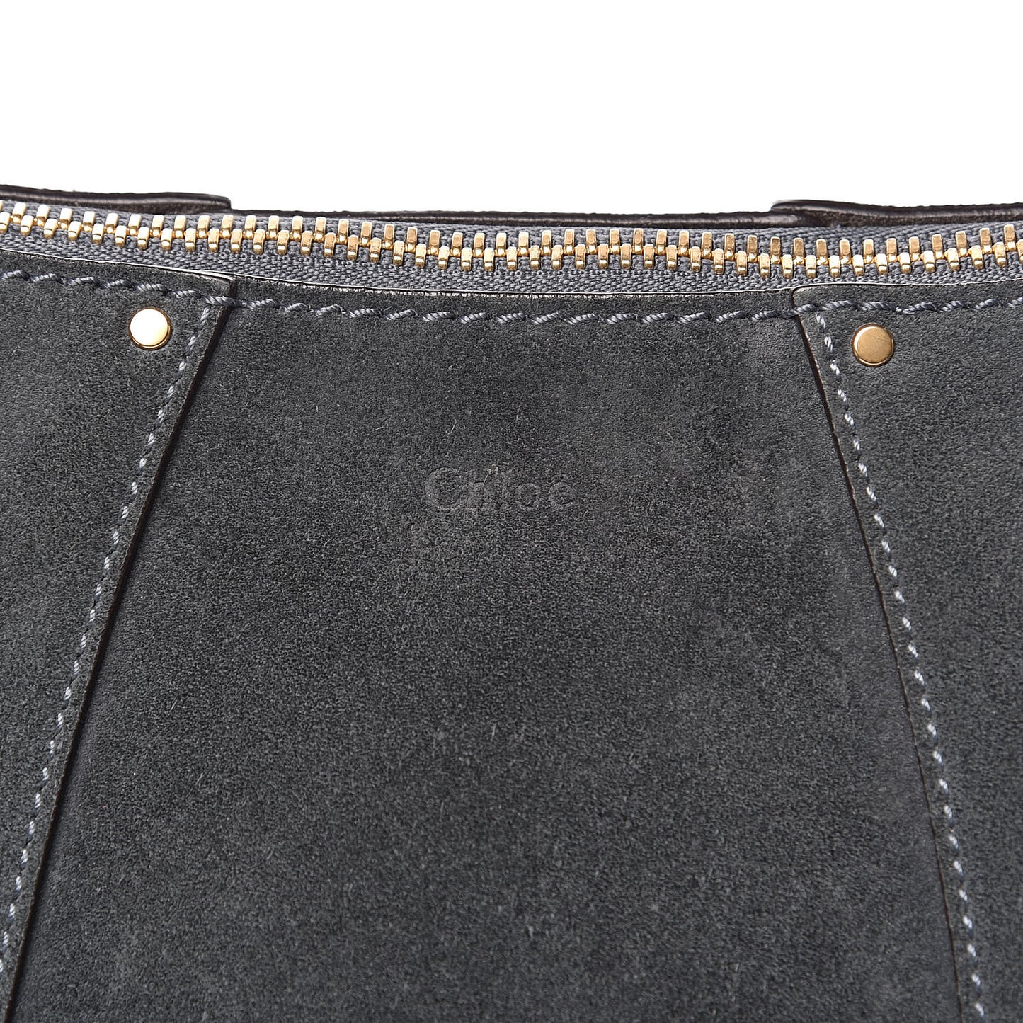 Calfskin Suede Small Hayley Hobo Silver Blue