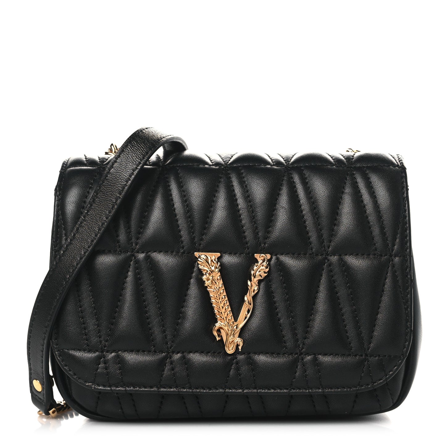 Nappa Quilted Virtus Bag Black