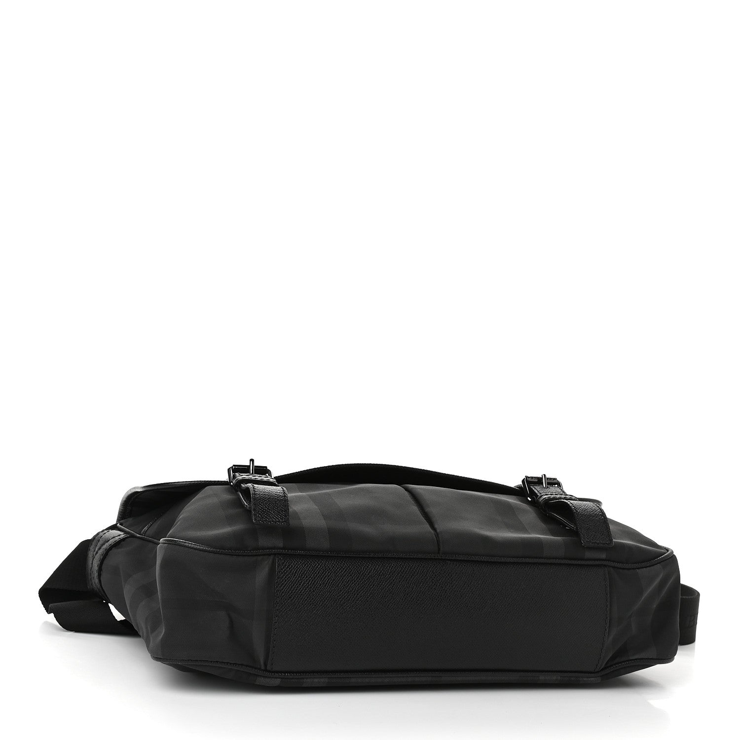 Burberry Smoked Check Medium Elgin Messenger Bag Black 4 of 8