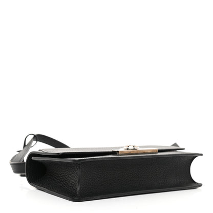 Moynat Taurillon Blush Rejane Clutch 26 Black 4 of 7