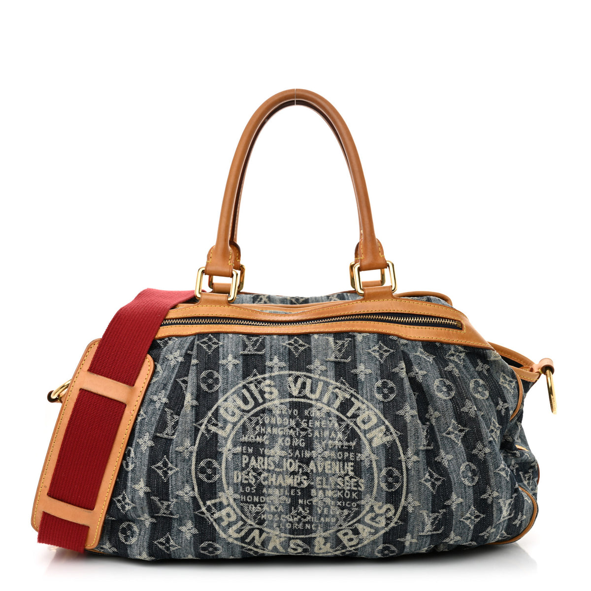 Louis Vuitton Denim Raye Cabas GM 1 of 18