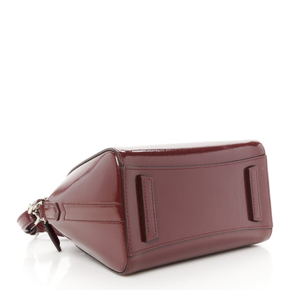 Givenchy Textured Patent Calfskin Mini Antigona Aubergine 4 of 12