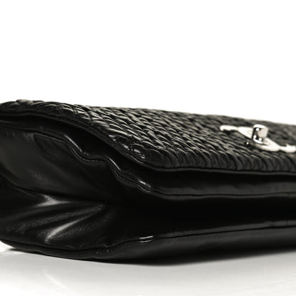 Chanel Lambskin Astrakan Single Flap Black 9 of 14