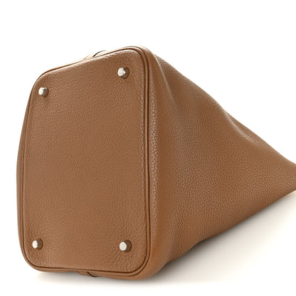 Hermes Taurillon Clemence Picotin Lock 22 MM Alezan 9 of 9