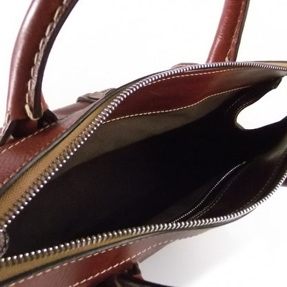 Chloe Calfskin Edith Satchel Whiskey 6 of 8