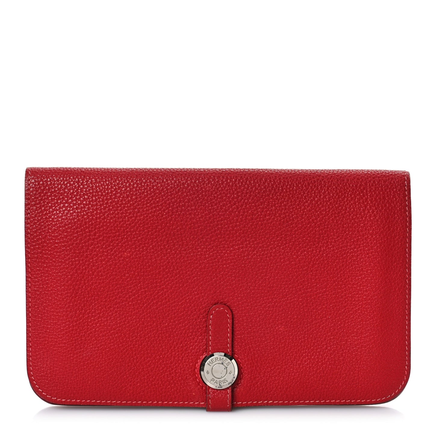 Togo Dogon Duo Wallet Rouge Casaque
