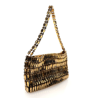 Saint Laurent Crystal Embellished Minaudiere Small Bag Bronze 3 of 10