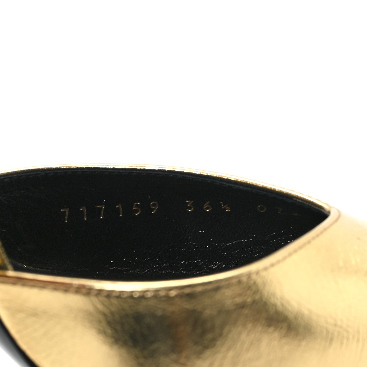 Soft Nappa Priscilla Ankle Cuff Pumps 36.5 Gold