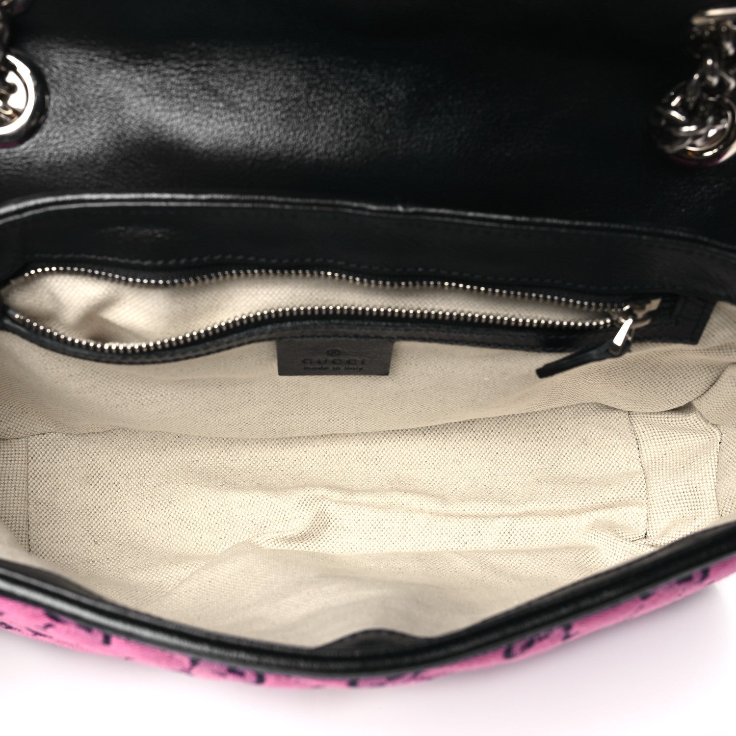 Gucci Monogram Multicolor Matelasse Diagonal Small GG Marmont Shoulder Bag Pink Blue 5 of 12