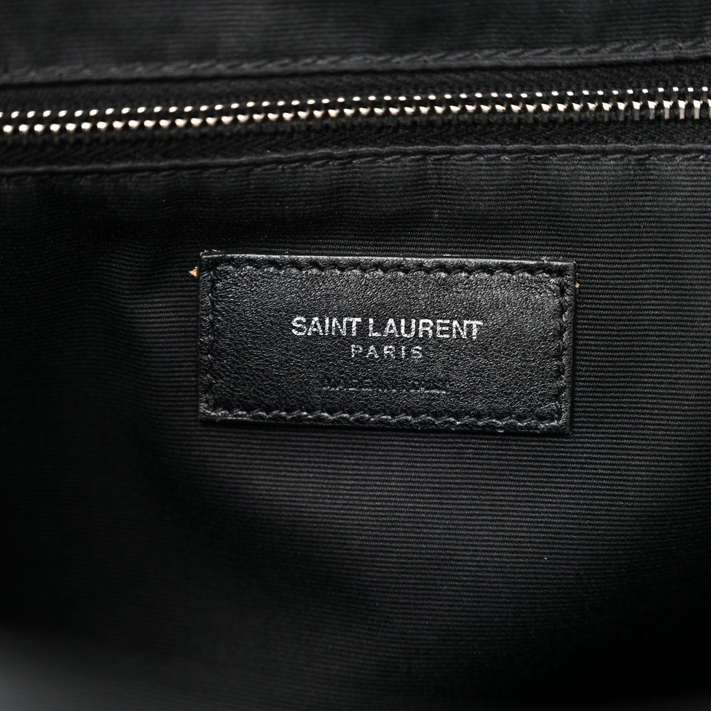 Calfskin Y Quilted Monogram Small Loulou Backpack Black